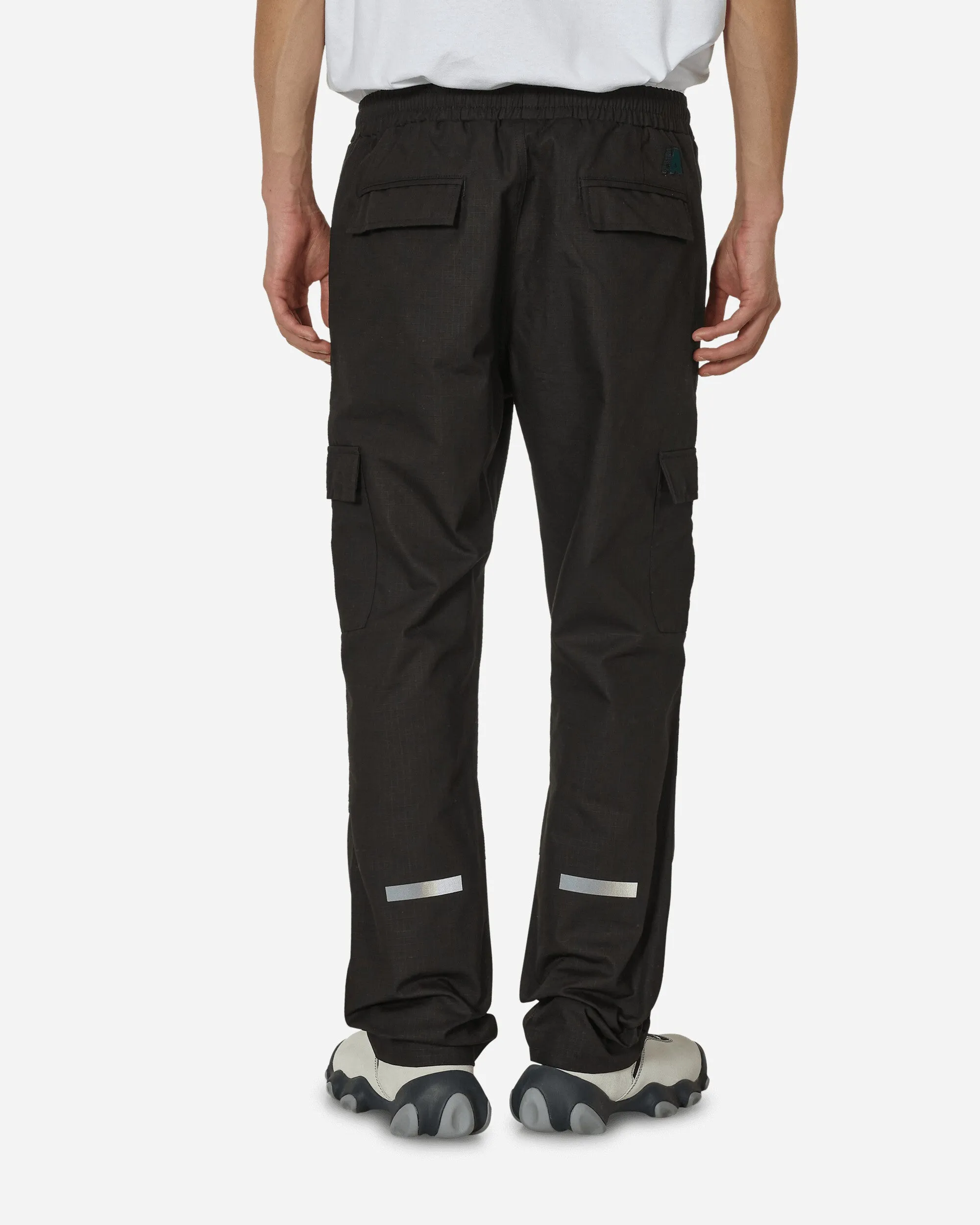 Black AA Logo Cargo Pants with Pockets