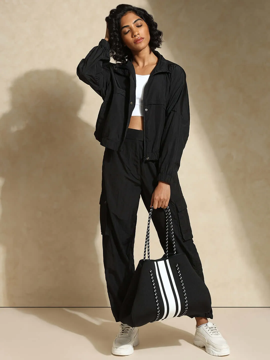 Black AeroTraq Cargo Pants