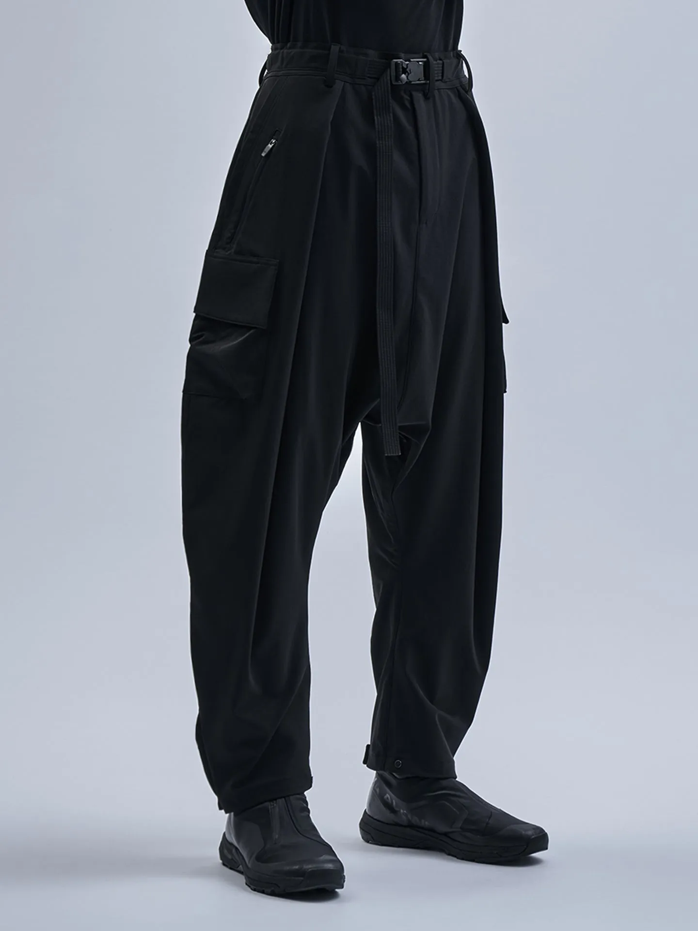 Schoeller Dryskin Black Albatross Cargo Pants - Mens Slim Fit