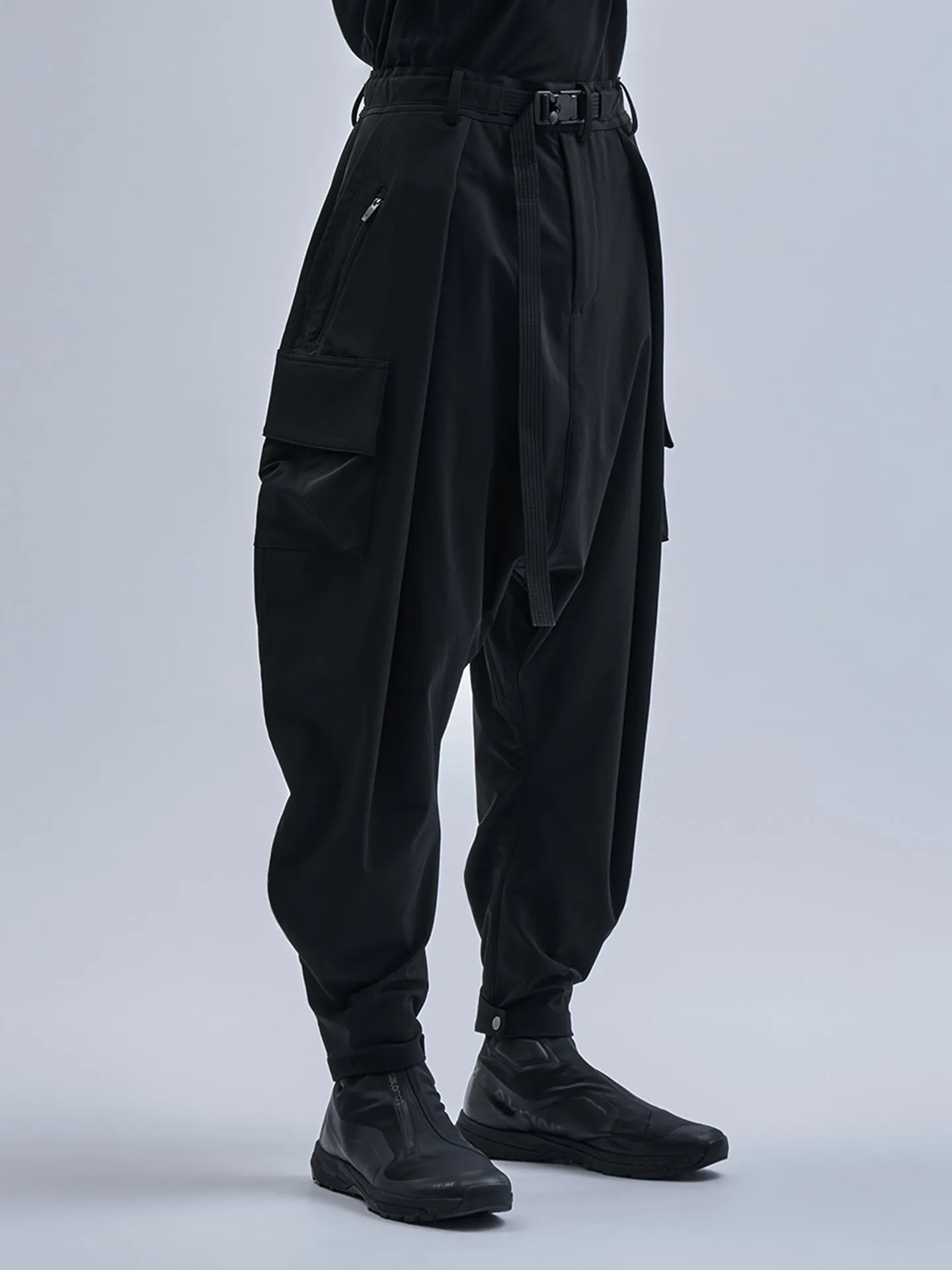 Schoeller Dryskin Black Albatross Cargo Pants - Mens Slim Fit