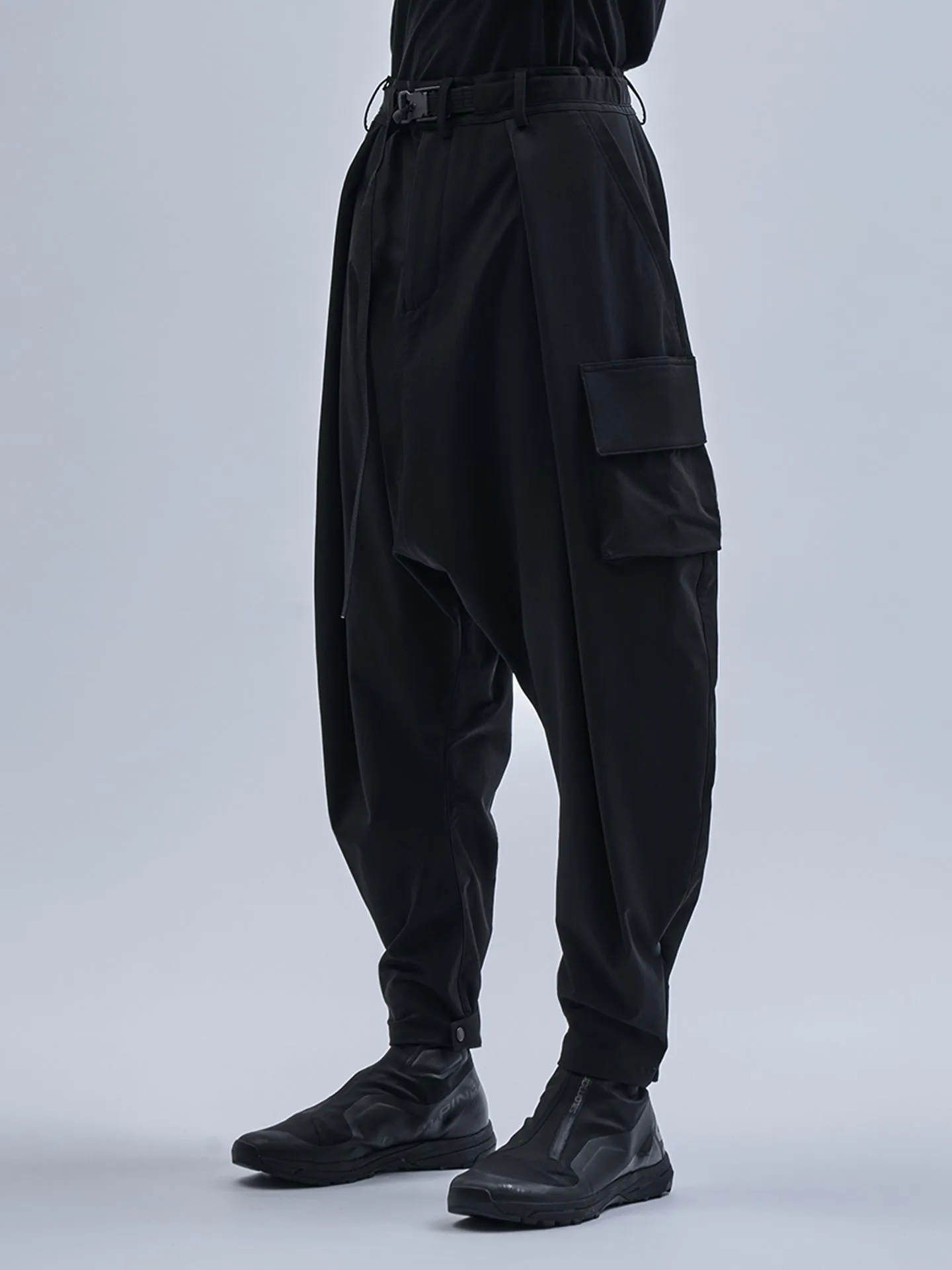 Schoeller Dryskin Black Albatross Cargo Pants - Mens Slim Fit