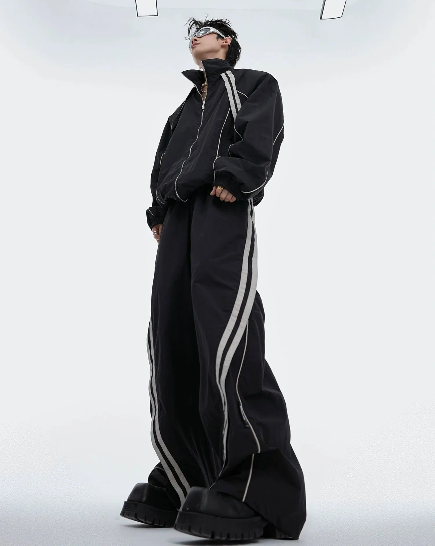 Stylish Performance Athleisure Jacket & Track Pants Set