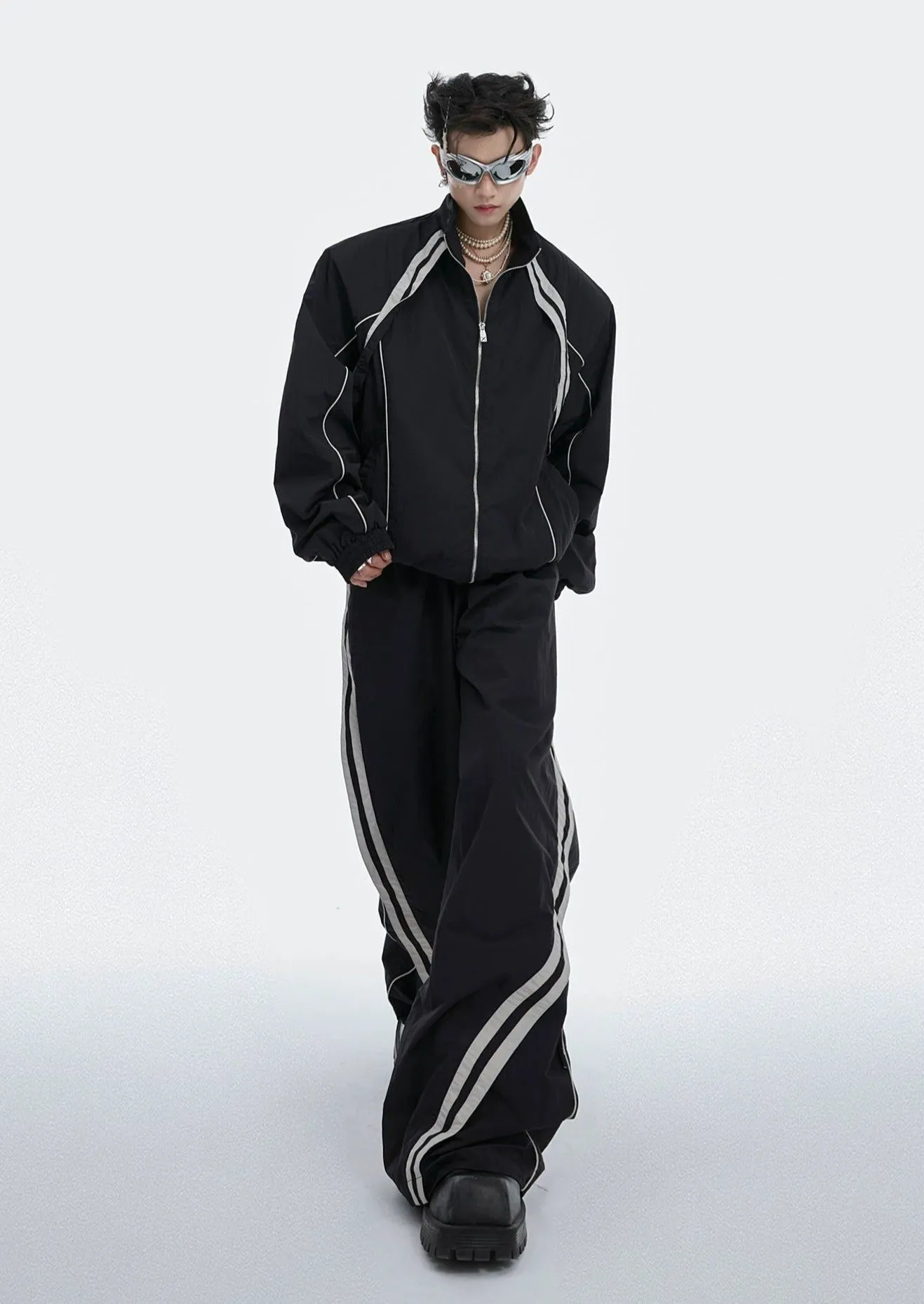 Stylish Performance Athleisure Jacket & Track Pants Set