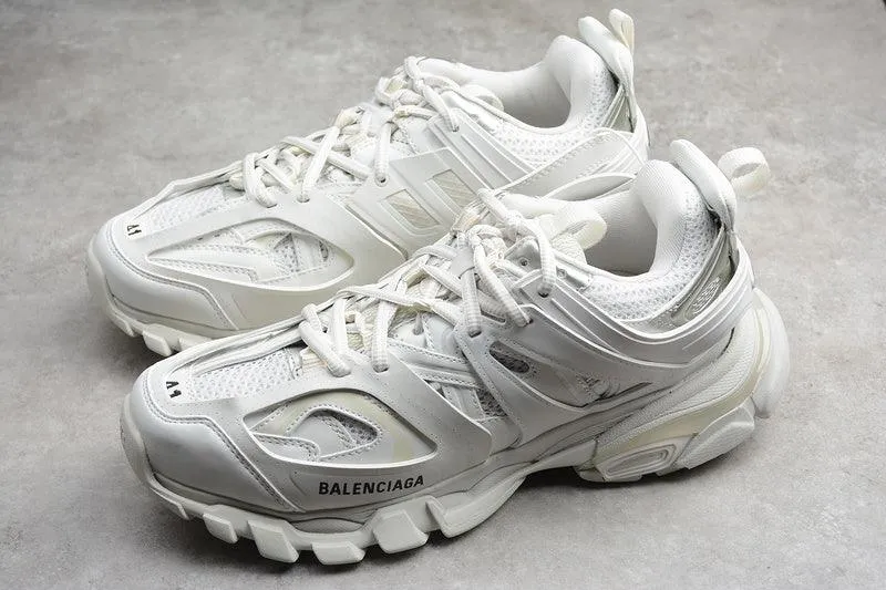 Optimized Title: Balenciaga Track Sneakers - Premium White Athletic Footwear