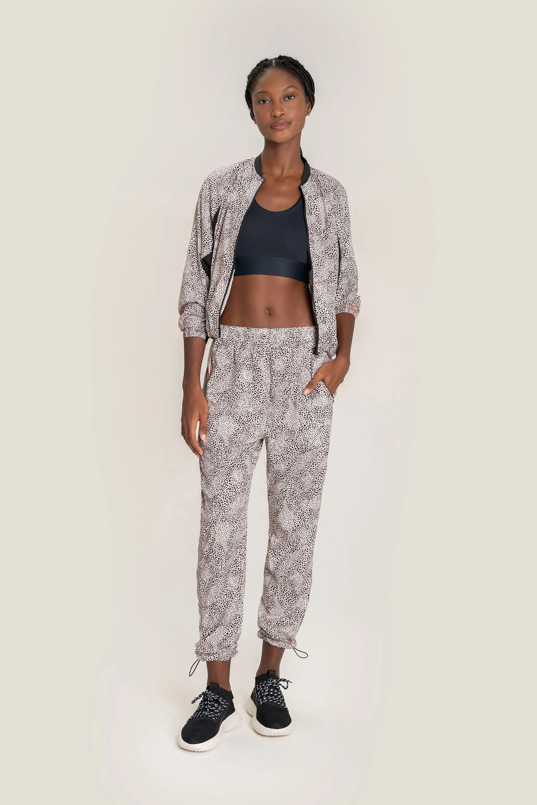 Sporty Bamboo Striped Pants