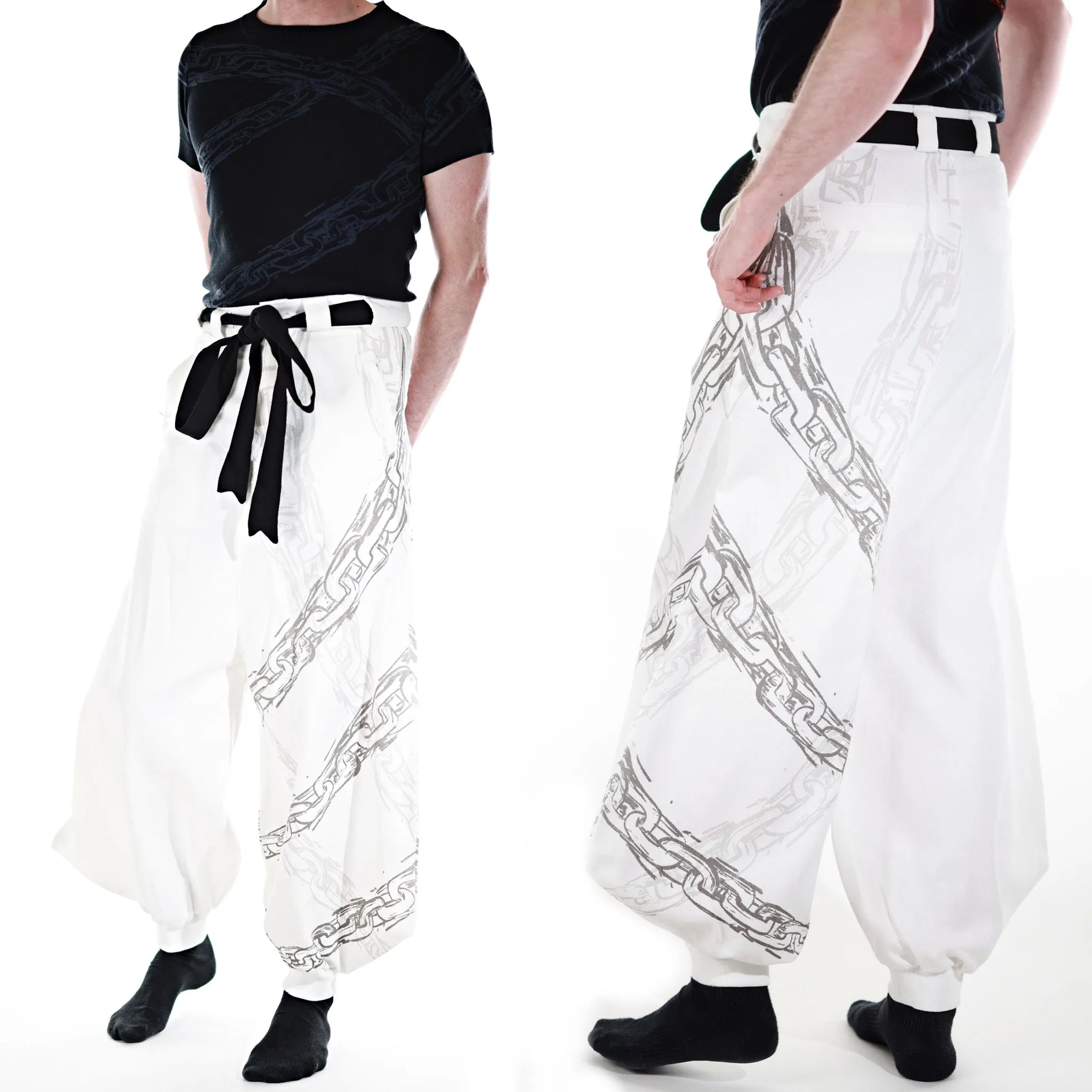 Stylish Chain-Link Pants - Preorder Now!