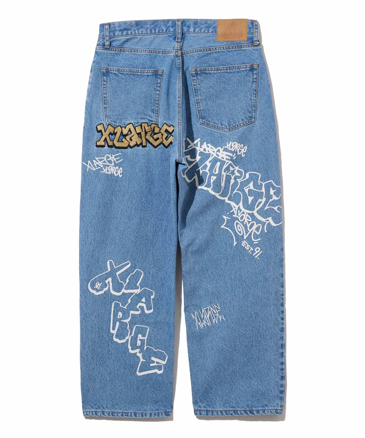 GRAFFITI DENIM PANTS