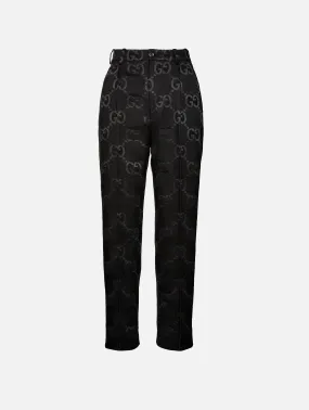 Optimized Title: Stylish Jumbo GG Canvas Wide-Leg Pants for Contemporary Fashion