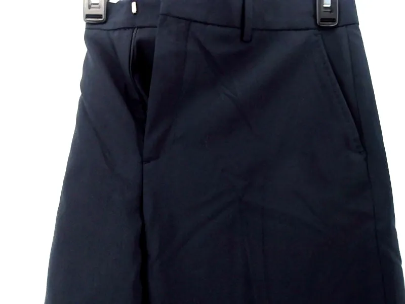 Lafaurie Mens Berto Pants Regular Zipper Dress Pants Size 44 Navy Blue