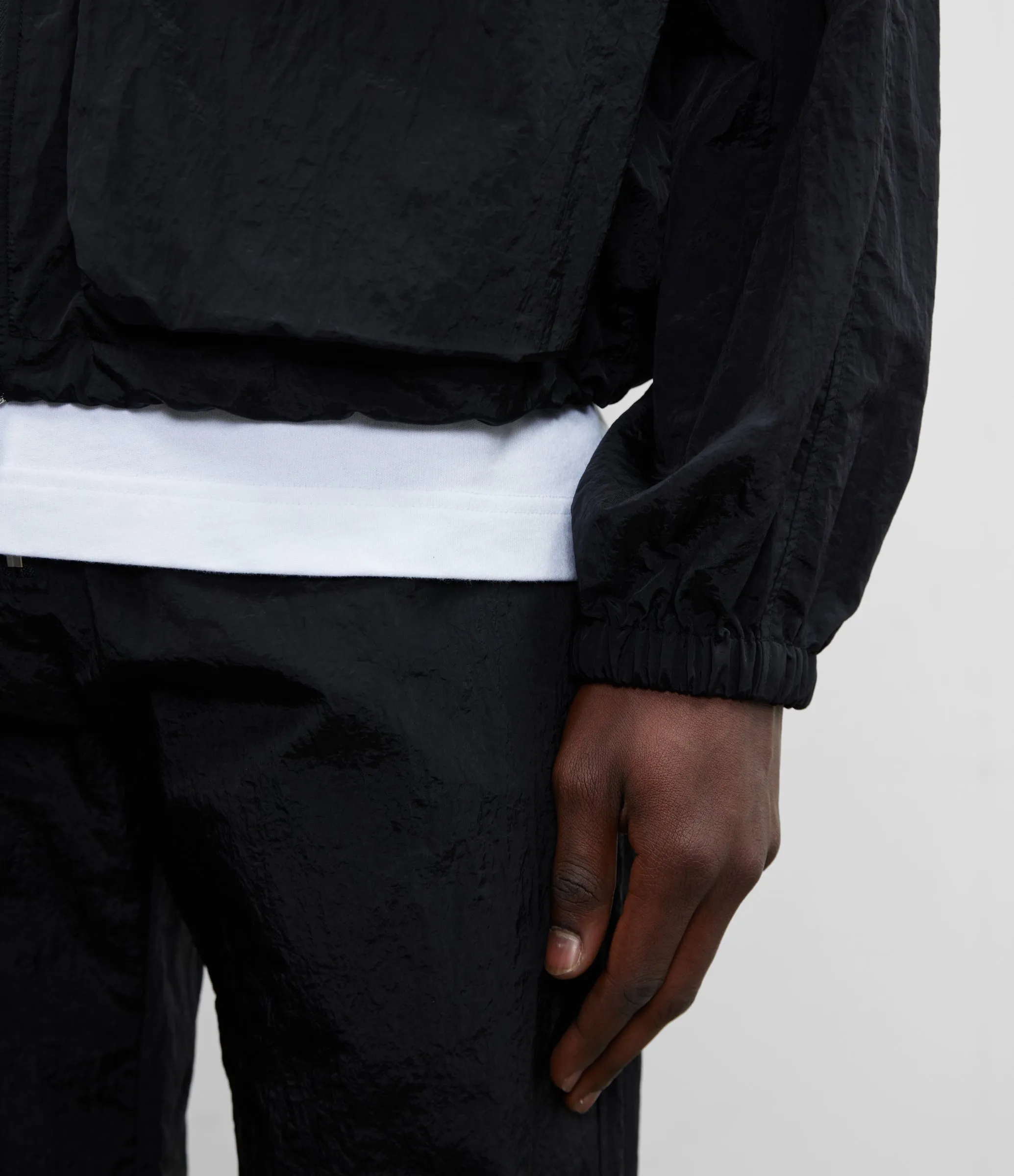 NYLON COMBAT TRACK JACKET