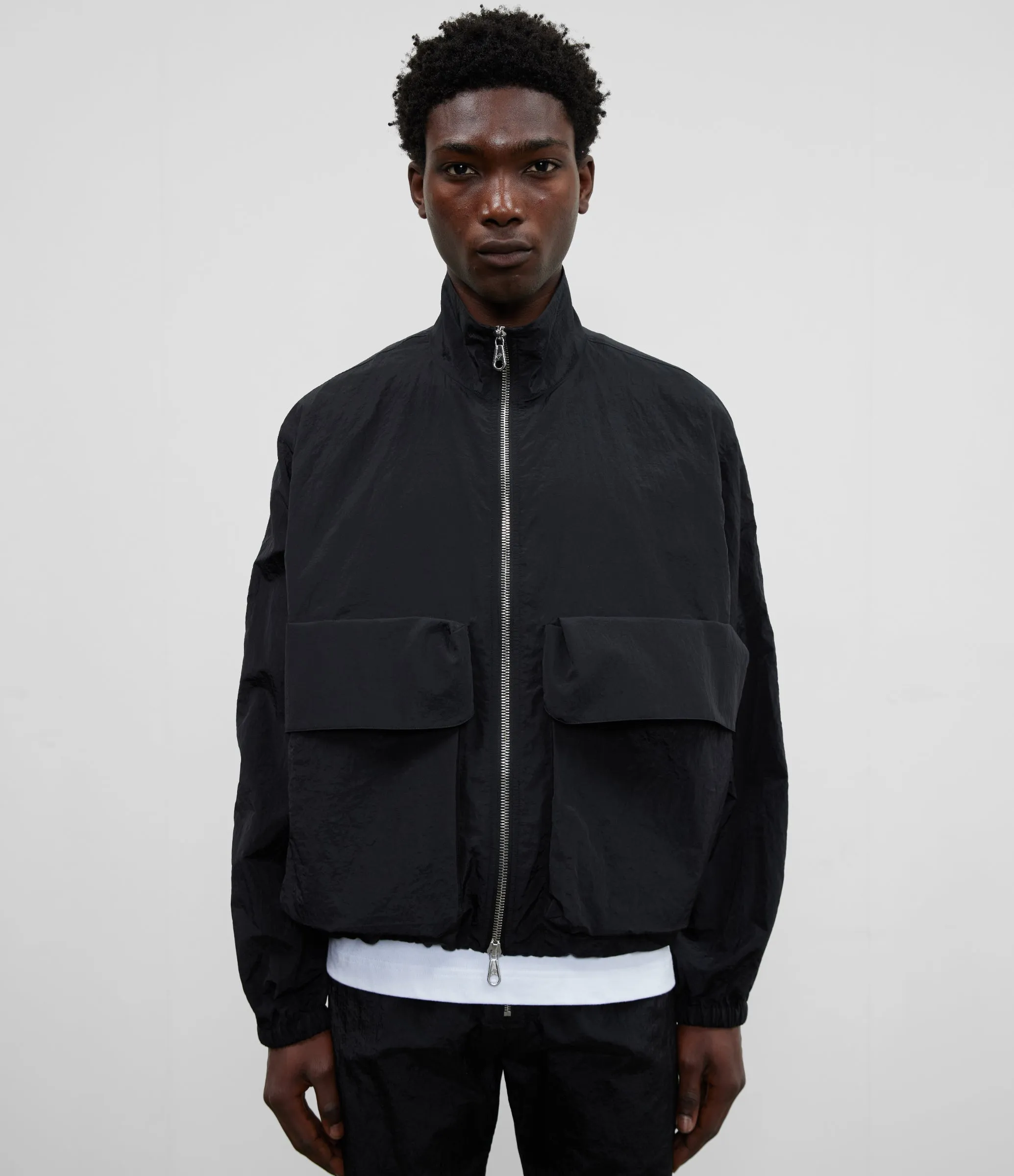NYLON COMBAT TRACK JACKET