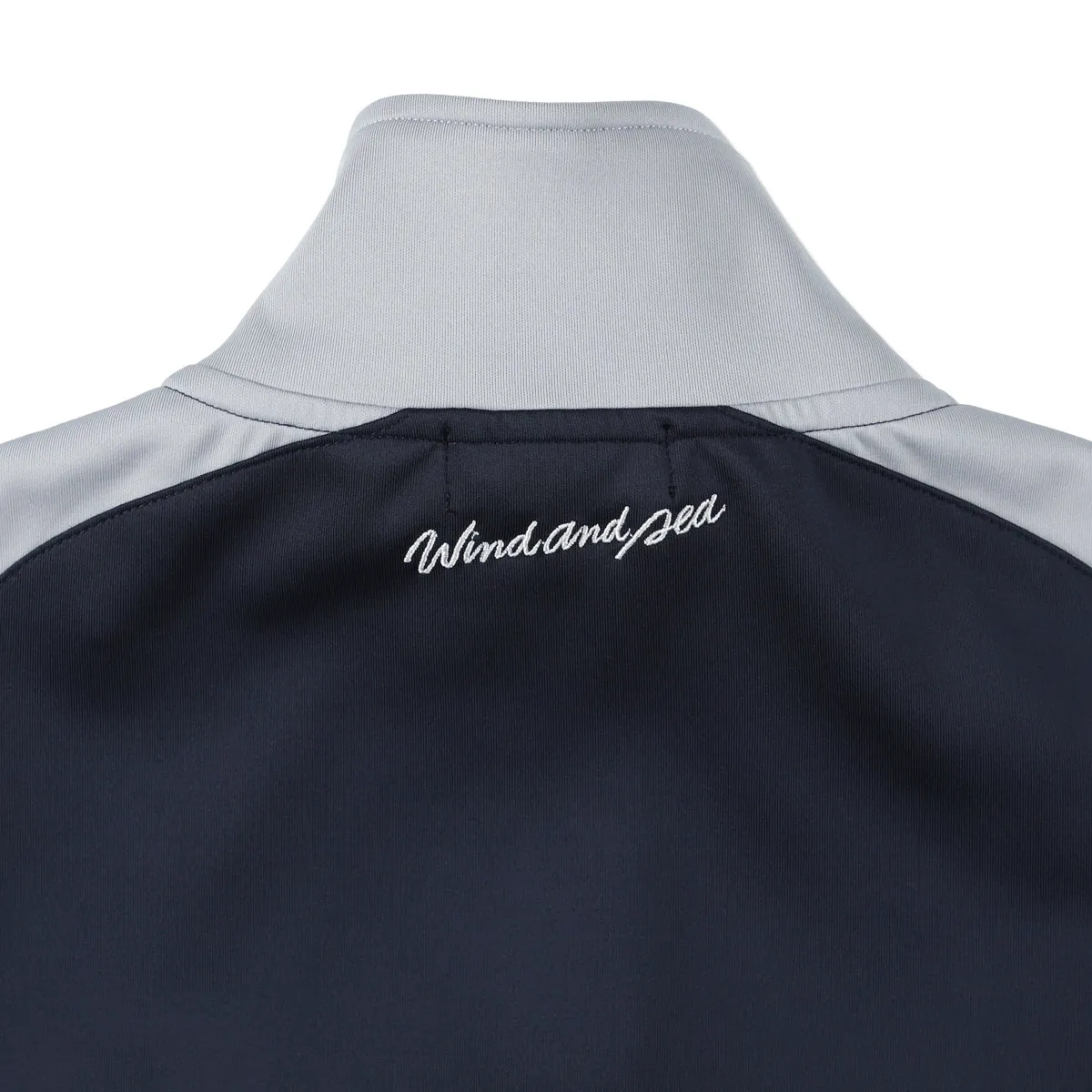Paneled Track Jacket / NAVY